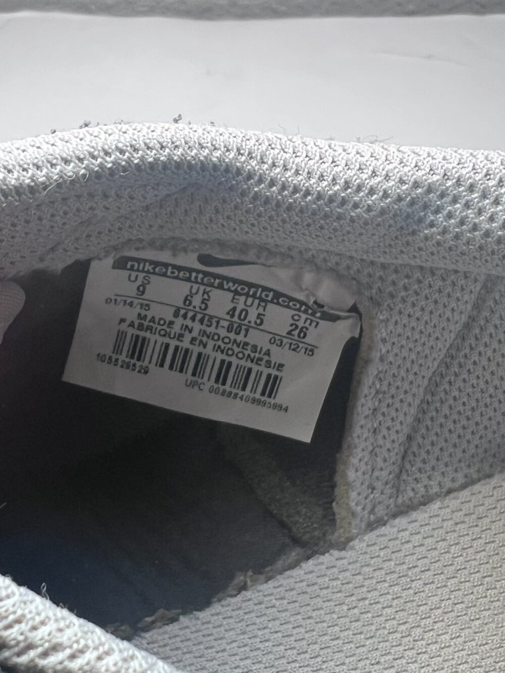Nike Women Size 9 Genicco Sneakers Black Gray Low Top - Picture 11 of 12
